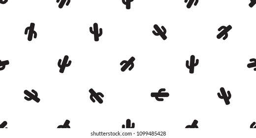 cactus seamless pattern vector Desert botanica flower plant garden summer isolated background wallpaper