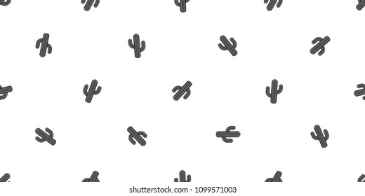 cactus seamless pattern vector desert botanica flower plant garden summer isolated wallpaper background