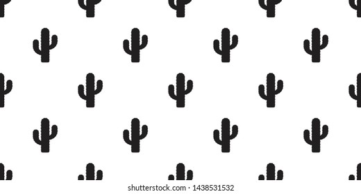 cactus sin fisuras vectorial Desert botanica flor planta jardinería escarcha aislado repita papel tapiz ilustración de fondo de papel pintado