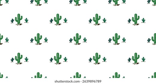 cactus seamless pattern vector Desert flower botanica garden plant cartoon tile background repeat wallpaper doodle illustration scarf isolated design