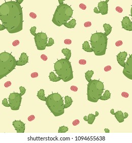 Cactus seamless pattern,cactus background,seamless pattern with cactus