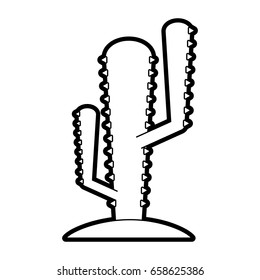 cactus silhouette illustration