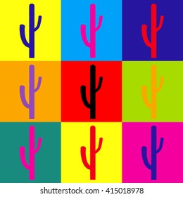 Cactus simple icon
