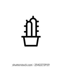 cactus simple icon vector design