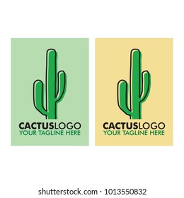 Cactus Simple Logo for Your Business or Brand