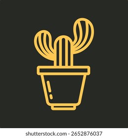 Cactus and Succulent pot trendy applicable important vector Illustration design beautiful colorful background.eps