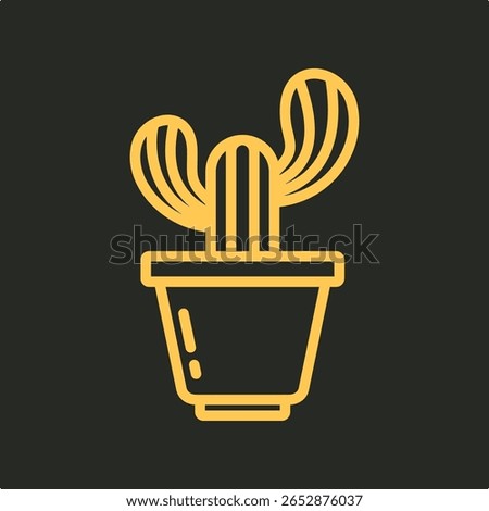 Cactus and Succulent pot trendy applicable important vector Illustration design beautiful colorful background.eps