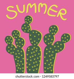 Cactus of summer design.