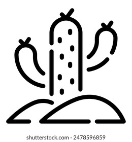 Cactus Thorn Icon for web, app, infographic etc