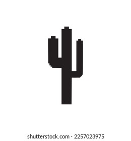 cactus tree icon vector illustration sign