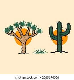 cactus trees can be printed and used on walls and can also be used as additional design requirements