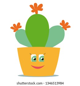 cactus vector cartoon character