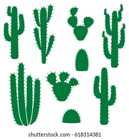 cactus vector collection (set)