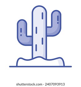 Cactus vector design, beautifully designed icon of dessert