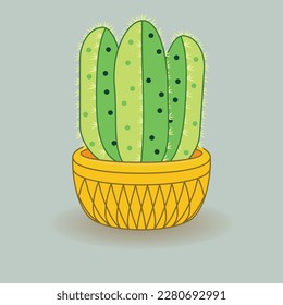 cactus vector design illustration artwork
