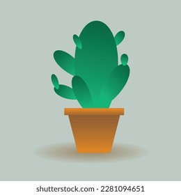 cactus vector design illustration artwork