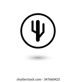 cactus - vector icon
