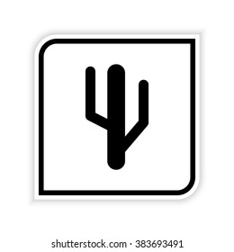 cactus  - vector icon