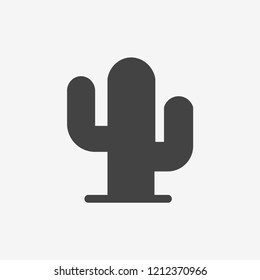 Cactus vector icon. Best modern flat pictogram illustration sign for web and mobile apps design