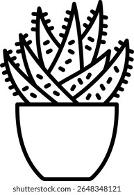 Cactus vector icon. Can be used for printing, mobile and web applications.