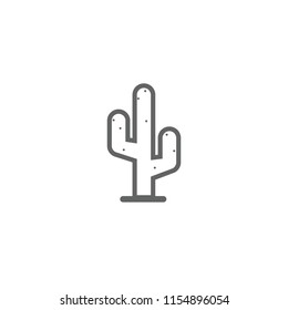 Cactus vector icon. Cactus - desert plant.
