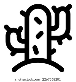 cactus vector icon illustration asset