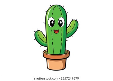 cactus vector,  icon vector illustration,  cactus silhouette of a cactus isolated on a white background, eps, png,   vector,