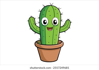 cactus vector,  icon vector illustration,  cactus silhouette of a cactus isolated on a white background, eps, png,   vector,