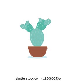 Cactus vector icon isolated on white background eps. 10