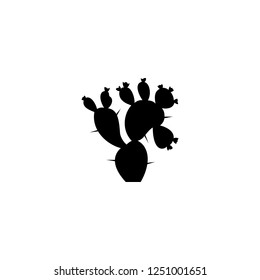 cactus vector icon. cactus sign on white background. cactus icon for web and app