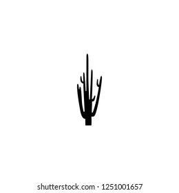 cactus vector icon. cactus sign on white background. cactus icon for web and app