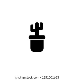 cactus vector icon. cactus sign on white background. cactus icon for web and app