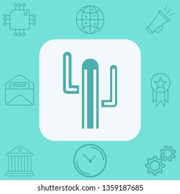 Cactus vector icon sign symbol