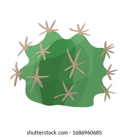 Cactus vector icon.Cartoon vector icon isolated on white background cactus .
