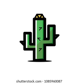 Cactus. Vector, Illustration