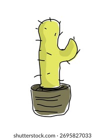 cactus vector illustration cartoon design
