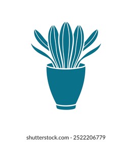 Cactus vector illustration design on a white background, children's book elements.