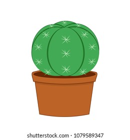  cactus vector illustration isolated on white background.