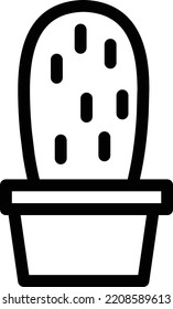 cactus  Vector illustration on a transparent background. Premium quality symmbols. Thin line vector icons for concept and graphic design. 
