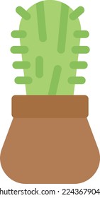 cactus Vector illustration on a transparent background. Premium quality symmbols. Line Color vector icons for concept and graphic design. 
