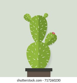 Cactus Vector illustration Paper Made looking