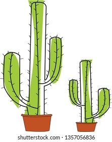 cactus vector image