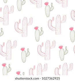 Cactus vector print