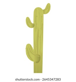 cactus with vector theme in the desert