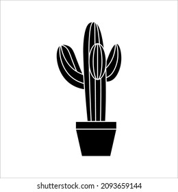 Cactus vetor icon isolated on white background. eps 10