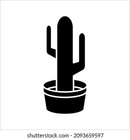 Cactus vetor icon isolated on white background. eps 10