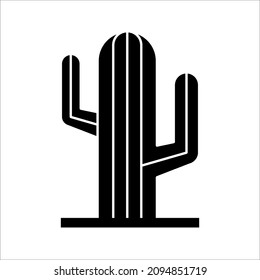 Cactus vetor icon isolated on white background. eps 10