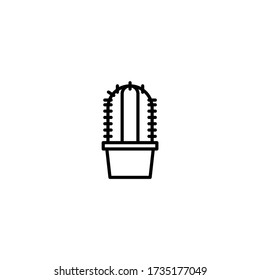 cactust plant icon vector illustration