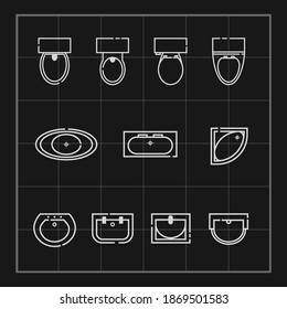 CAD Block for Architectural Design, Vector Version