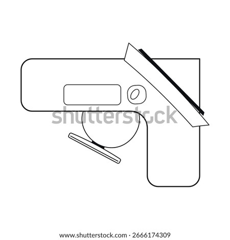 CAD drawings. View from above. A computer desk for studying. For interior design and architectural projects